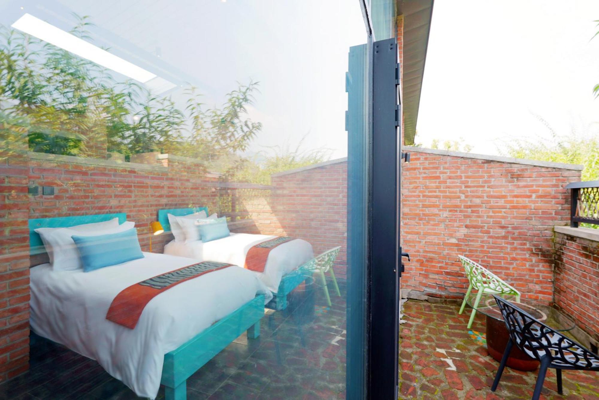 Brickyard Retreat At Mutianyu Great Wall Adjoin To Mutianyu Great Wall - Room With The View Of Great Wall - Free Chinese Massage Experience - Vehicle Shuttle Service - International Catering - Spa& Nail Beauty Facilities Huairou Exterior foto